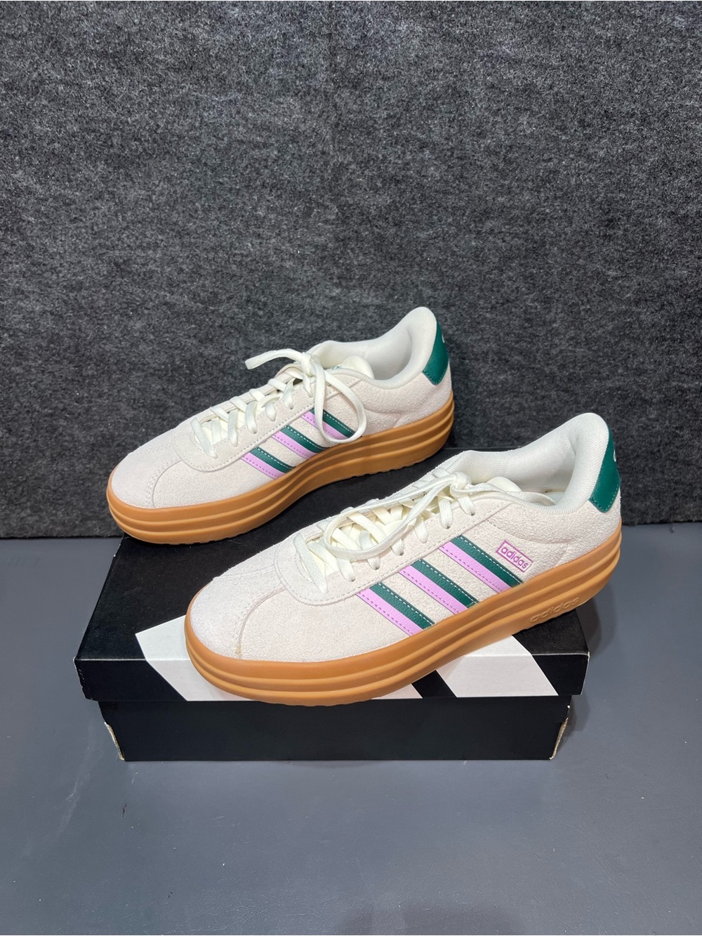 Adidas VL Court Bold Women’s Sneakers Size 8.5 - Picture 4 of 14